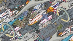 Battlestar galactica spaceships vehicles