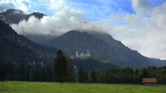 Bavaria Neuschwanstein Castle Mountains