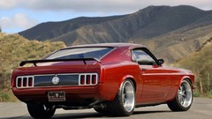 Bay cars Ford east Ford mustang 1970 muscle cars red cars 