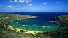Bay Hawaii hillside oahu