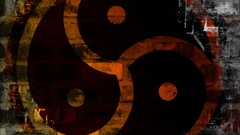 BDSM logos brick wall