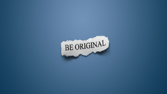 Be original specific abstract