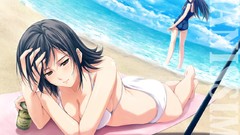 Beaches anime girls bikini Ayane