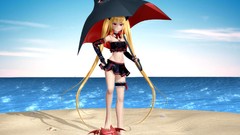Beaches anime girls blazblue rachel alucard video games 