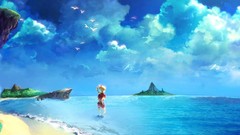Beaches anime girls square enix video games Chrono Cross