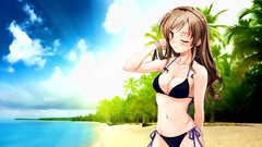 Beaches brunettes misaki kurehito nakano hinata suiheisen made 