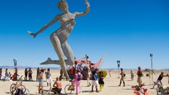 Beaches dancing festival burning man