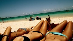 Beaches legs lying down bikini bikini bridge