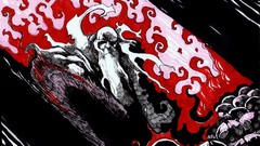 Beard skulls bleach artwork Yamamoto Genryusai Shigekuni old 