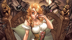 Bears beds comics J. Scott Campbell Goldilocks