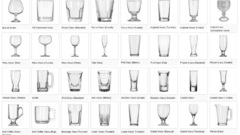 Beers glass cocktail infographics
