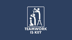 Beers minimalistic slogan teamwork