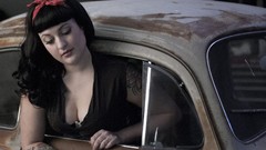 Beetle Ribbons Volkswagen tattoos pin-up rockabilly pinups 