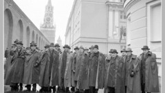 Before parade The November 1975 7th tolpa