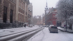 Belgium winter cityscapes