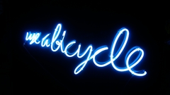Bicycle neon light high