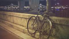 Bicycles Bridges urban chains