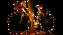 Bike Christmas Bicycles Christmas Lights