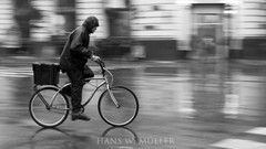Biker buenos aires motion blur