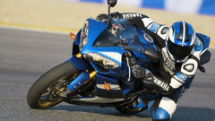 Biker Yamaha vehicles moto