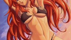 Bikini abs tan lines