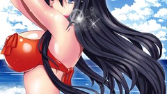 Bikini huge boobs sideboobs Kyoukai Senjou no Horizon Ariadust 
