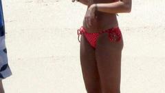 Bikini miley cyrus candid