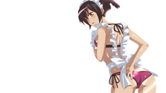 Bikini panties maids ass