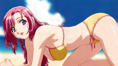 Bikini sand blue eyes