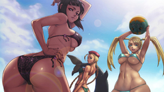 Bikini street fighter cammy