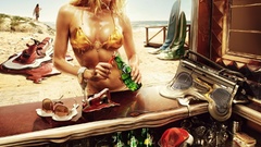 Bikini summer melting perrier