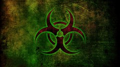 Biohazard grunge Symbols