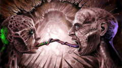 Biomechanical kiss strange fantasy