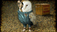 Birds Animals Owls digital