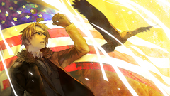 Birds Eagles Flags USA