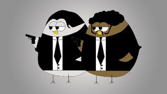 Birds Pulp Fiction funny minimalistic vincent vega jules 