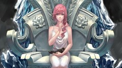 Birds sleeping sitting pink hair lightning returns final 