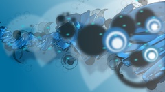 Black abstract Green blue