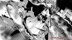 Black and white anime girls Houden Eizo