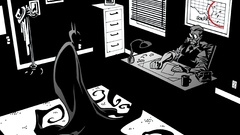 Black and white Batman