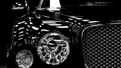 Black and white cars Bentley Bentley Mulsanne