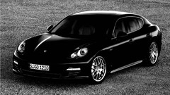 Black and white cars luxury Porsche Panamera luxury sport cars