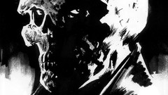 Black and white comics red skull captain america marvel comics