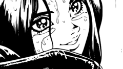 Black and white Gunnm