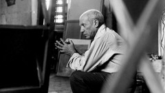 Black and white Men artist vintage monochrome artists grayscale 