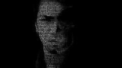 Black and white Men Typography black background Tom Cruise 