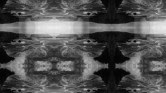 Black and white ocean