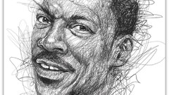 Black and white paint close-up faces painted eddie murphy 