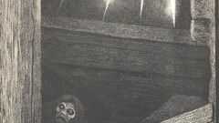 Black and white paintings creepy Theodor Kittelsen