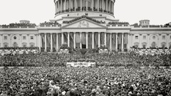 Black and white past old USA The White House Amin Peyrovi